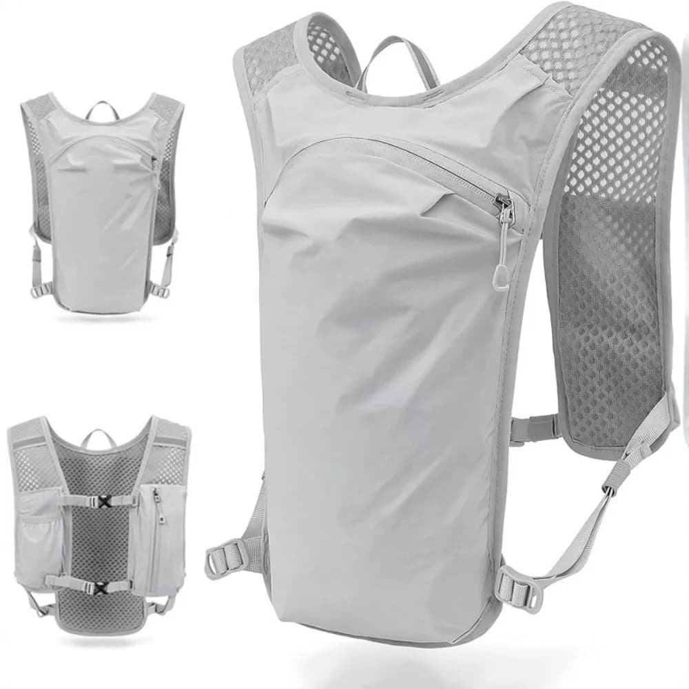 Zaino/Gilet da Trail Running e Ciclismo Traspirante con Sacca Idratazione