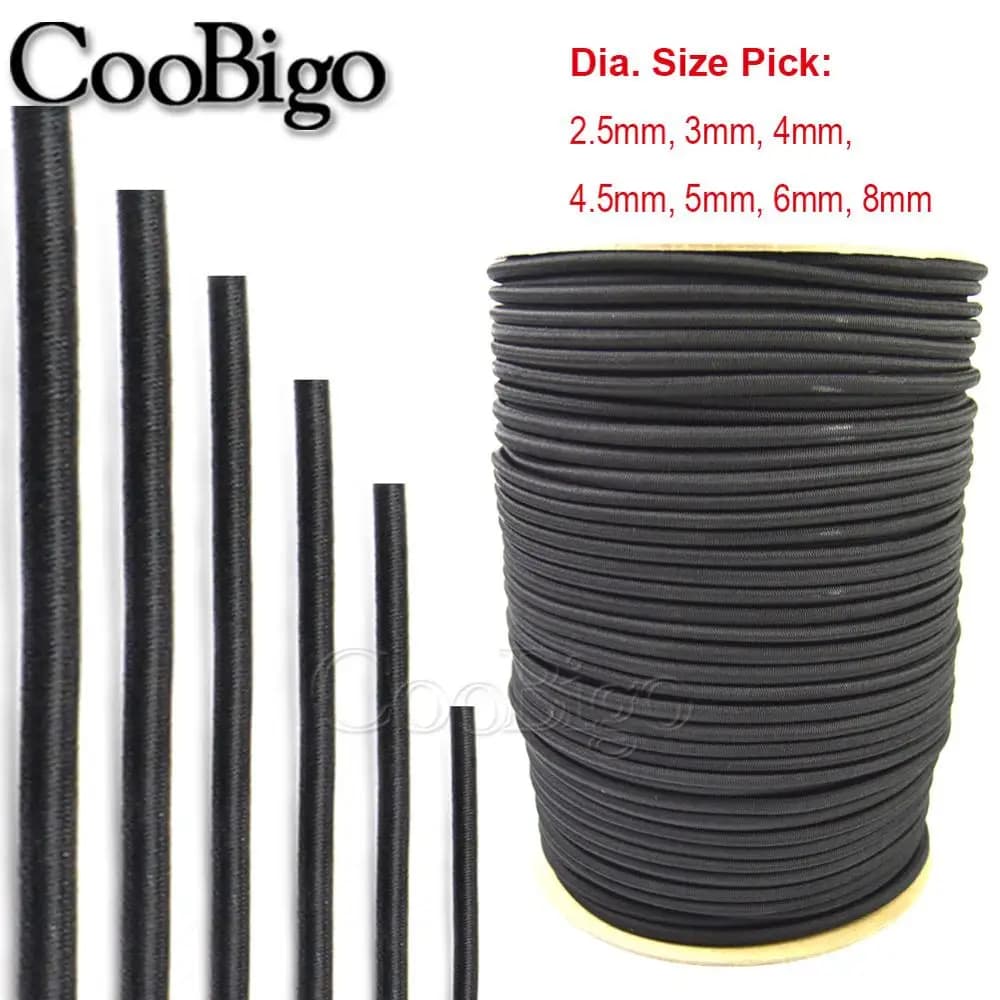 10 metri forte corda elastica bungee shock cord corda elastica per tenda kayak barca gioielli fai da te creazione di indumenti cucito 2/3/4/4.5/5/