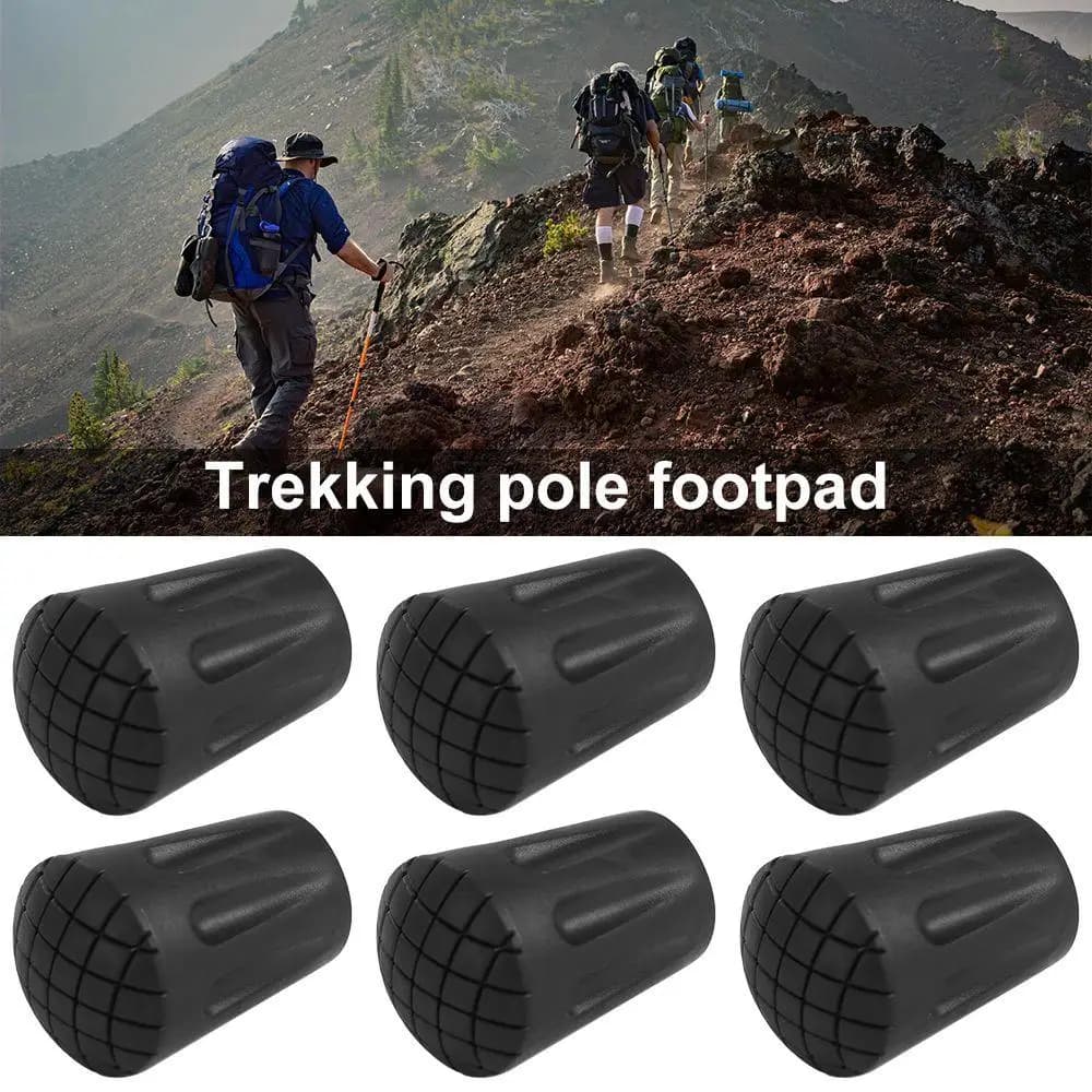Protezione per punta per bastone da passeggio in gomma 11mm Copertura inferiore per bastone da trekking antiscivolo Nero Protezioni per punta per bastone da trekking antiscivolo Walking