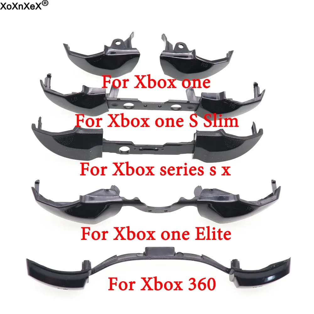 10PCS Per Xbox One Serie XS Elite Controller di Ricambio RB LB Paraurti Trigger Pulsanti Accessori di Gioco per Xbox 360 Controller