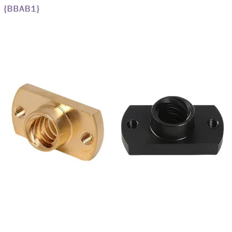 T8 Lead Screw Nut Pitch 2mm Lead 8mm Brass POM T8x8mm Flange Lead Screw Nut For CNC Parts Ender 3 CR10 3D Printer Accessories{H}