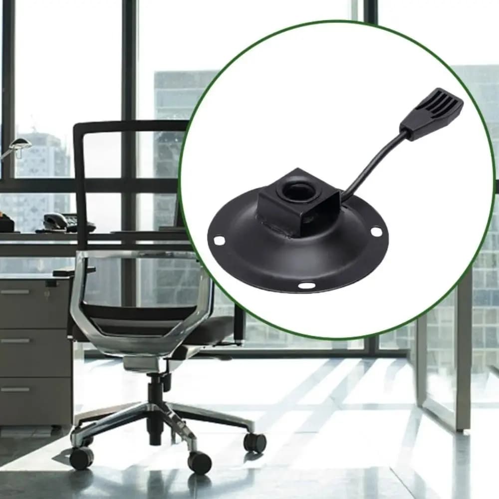Base per Sedia da Ufficio Resistente, Piastra di Base con Regolazione Altezza, Base Girevole per Sedia, Meccanismo di Sollevamento Stabilità, Base Inclinabile per Sedia Gaming