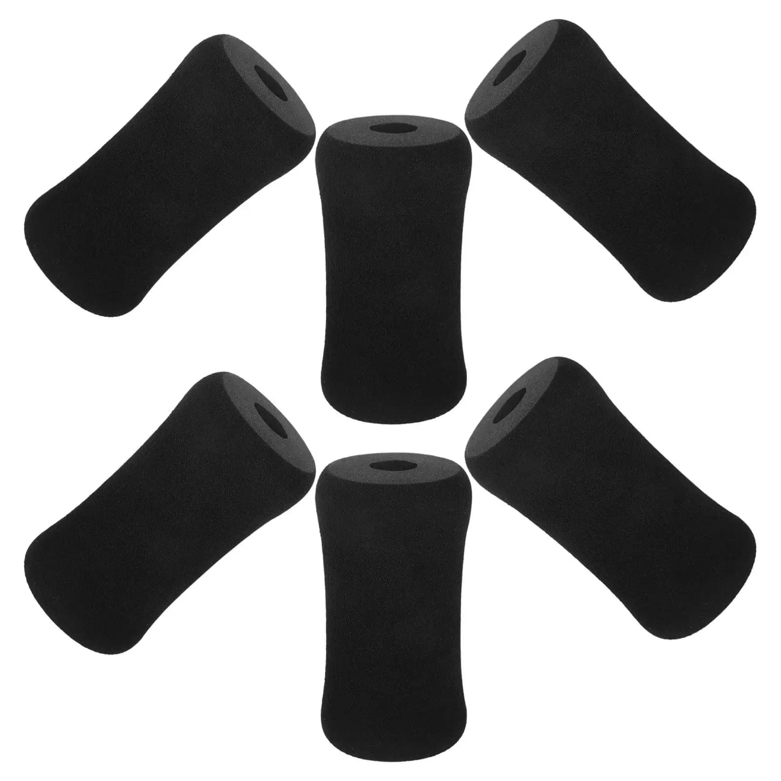 6Pcs Foam Foot Pads Rollers for Gym Bench Leg Press Sit Up Curl Machine Cover Replacement Fitness Equipment Foot