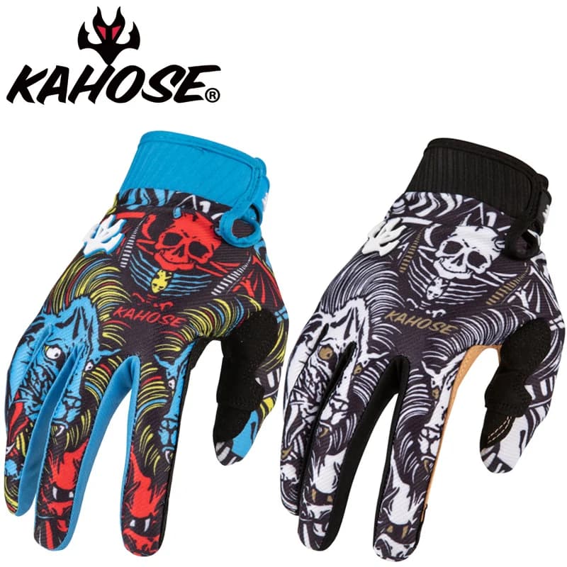 Guanti da motocross MX Guanti da moto con dita intere BMX MTB ATV Guanti da ciclismo fuoristrada Luvas ML XL