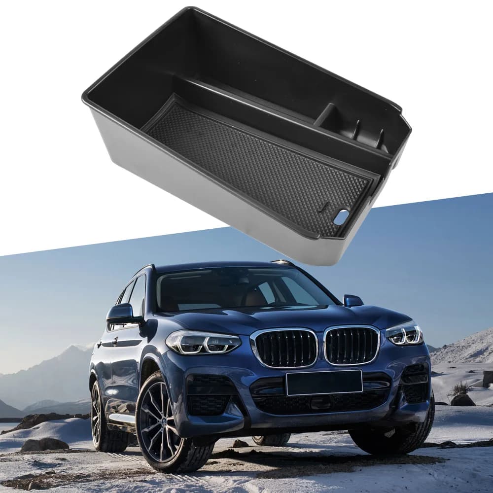 Vano portaoggetti per bracciolo console centrale per BMW X3 G01 X4 G02 2019-2024, organizer interno auto, accessori in ABS