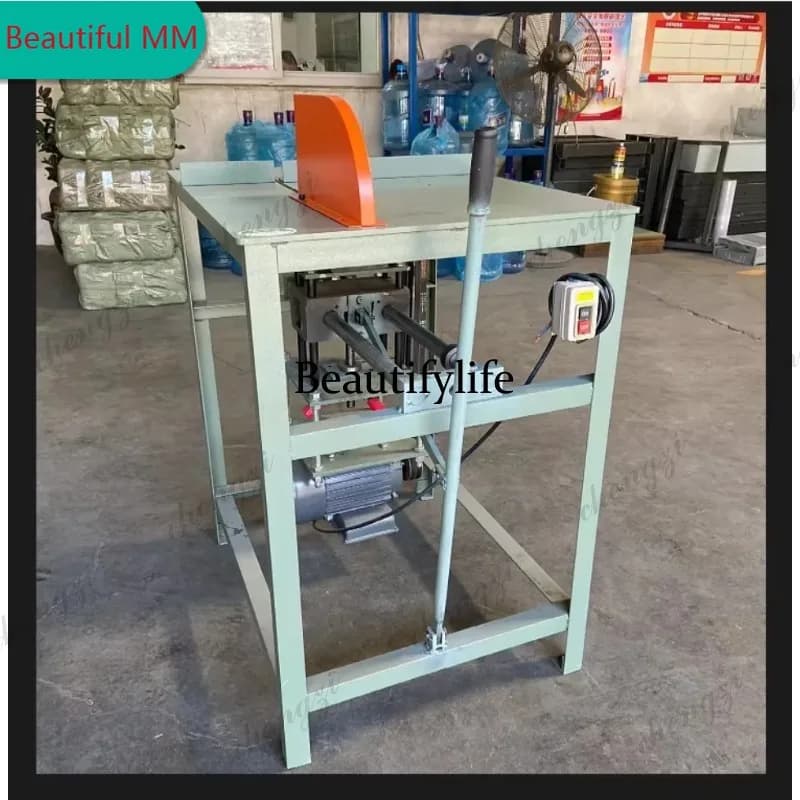 M138 ASMHand Crank Aluminum Profile Saw Table Machine With Blade Height Adjustment 45 90 Degree For Curtain Wall Window Door Gro