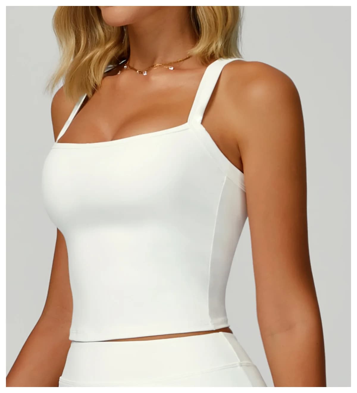 Vest with shoulder strap, naked and beautiful back, slim fit sports vest, racing and outdoor fitness 2025