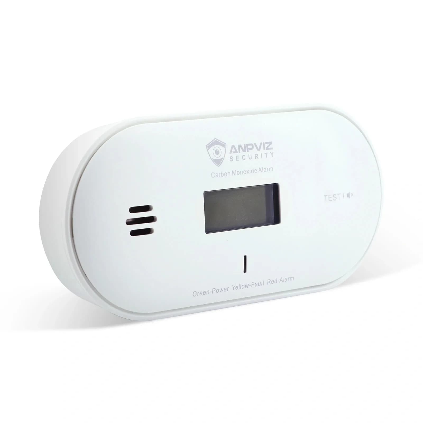 Carbon Monoxide Detector Smart CO Alarm LCD Temperature & Humidity Display Accurate Electrochemical Sensor Loud 85dB Safety
