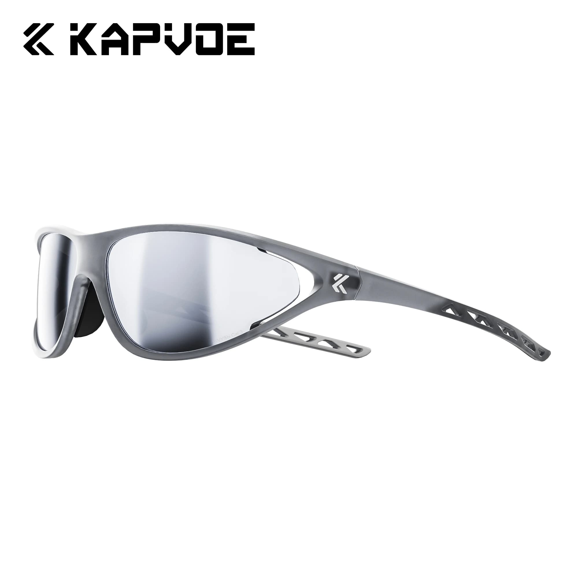 Occhiali da Ciclismo Kapvoe Stile Retrò per Uomo, Lenti Fotocromatiche, Protezione UV400 per Mountain Bike, Corsa e Escursionismo