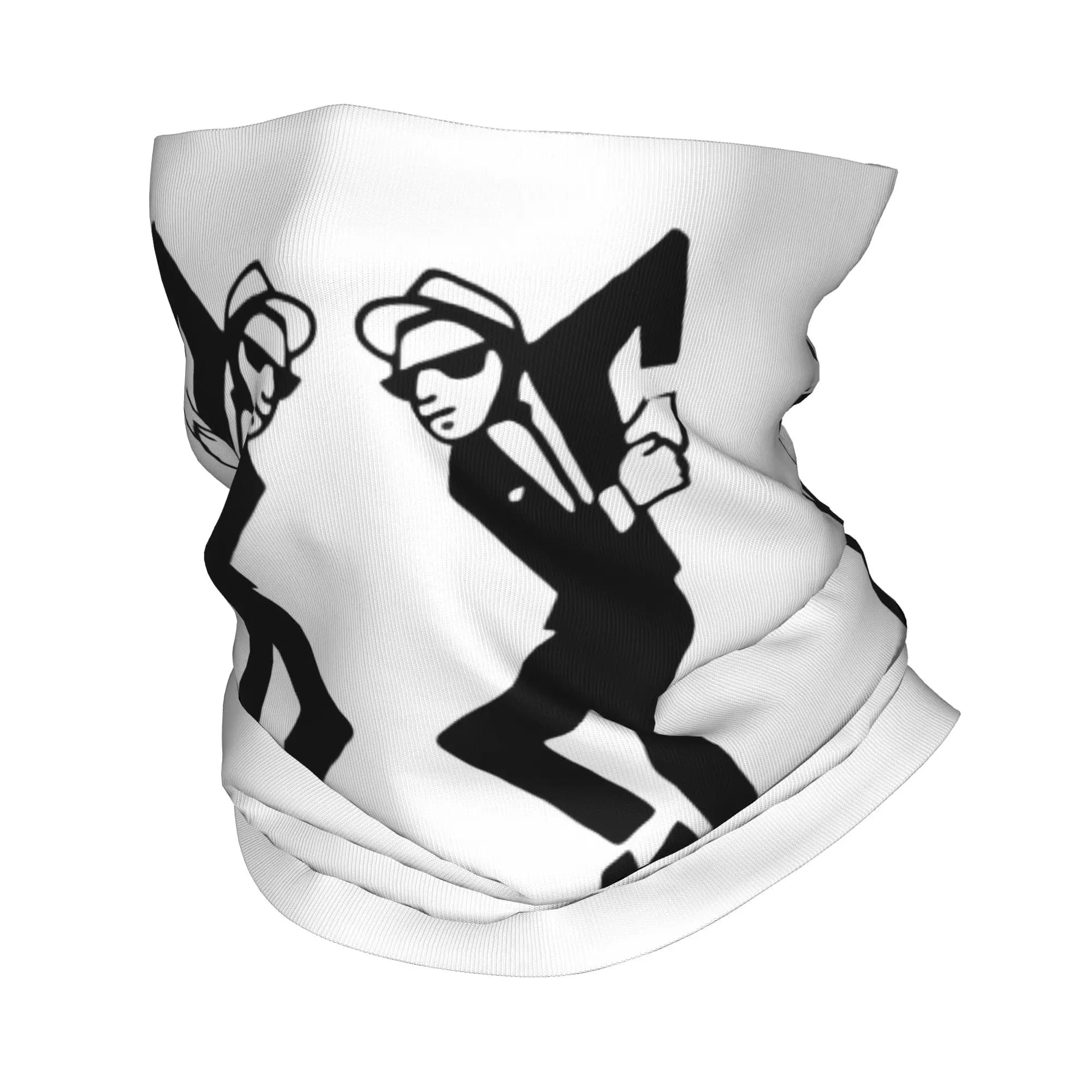 Ska Dance Bandana Copricollo Maschera stampata Sciarpa Maschera multiuso per ciclismo per uomo donna adulto