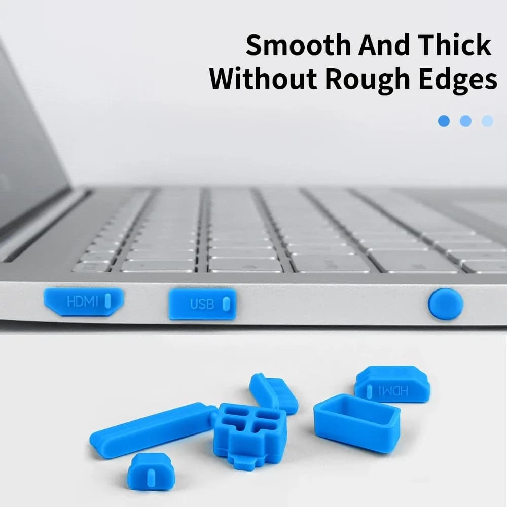 USB Type C Portable Silicone Plug Universal Dust Plug for Laptop Accessories Set of Dust Caps
