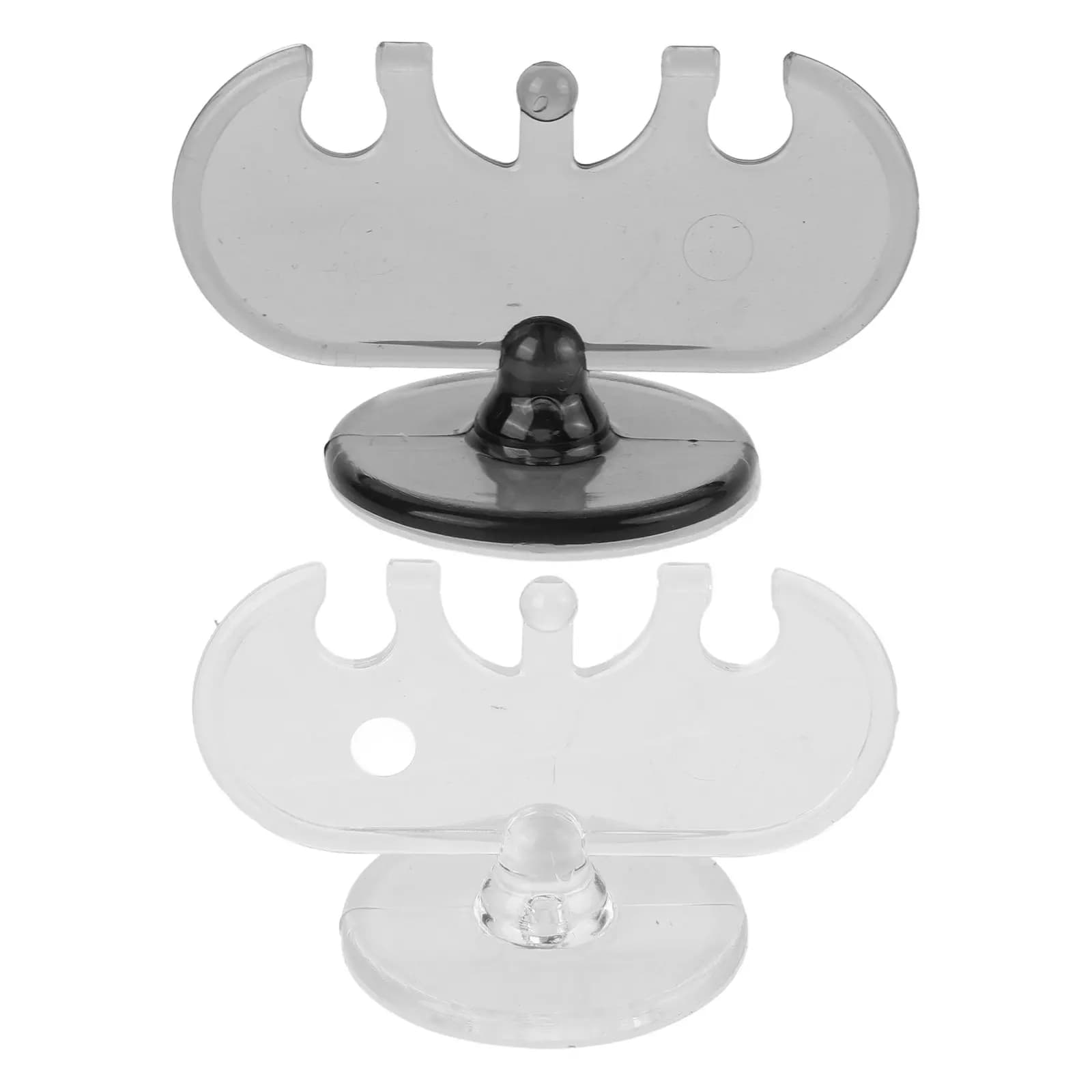 2Pcs Wall Mounted Electric Toothbrush Holder Punch Free No Drilling Toothbrush Rack Bathroom Organizer Waterproof Plastic