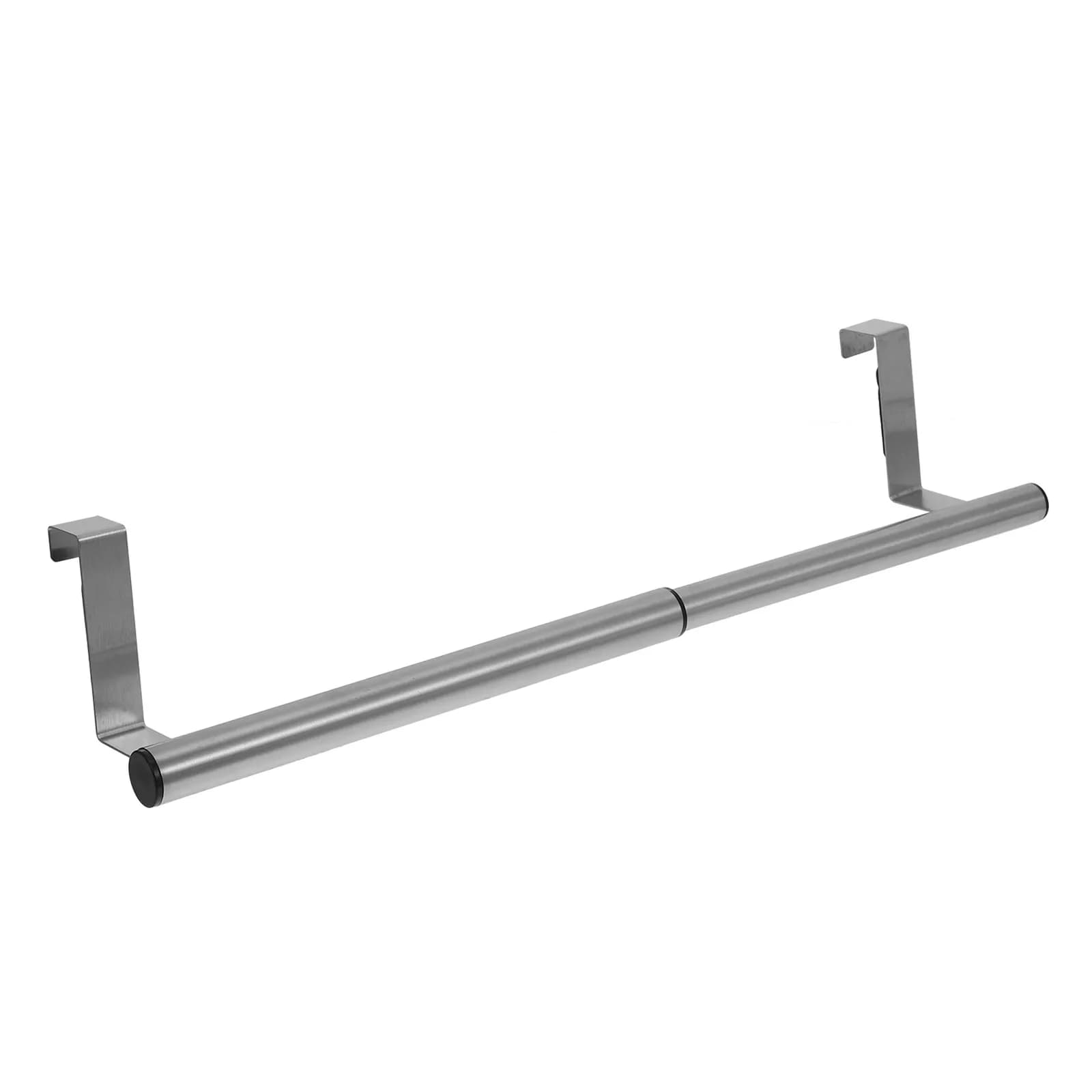 Cabinet Door Towel Holder Punch Free Stainless Steel Over Door Hanging Rack Kitchen Bathroom Storage Organizer Towel Bar