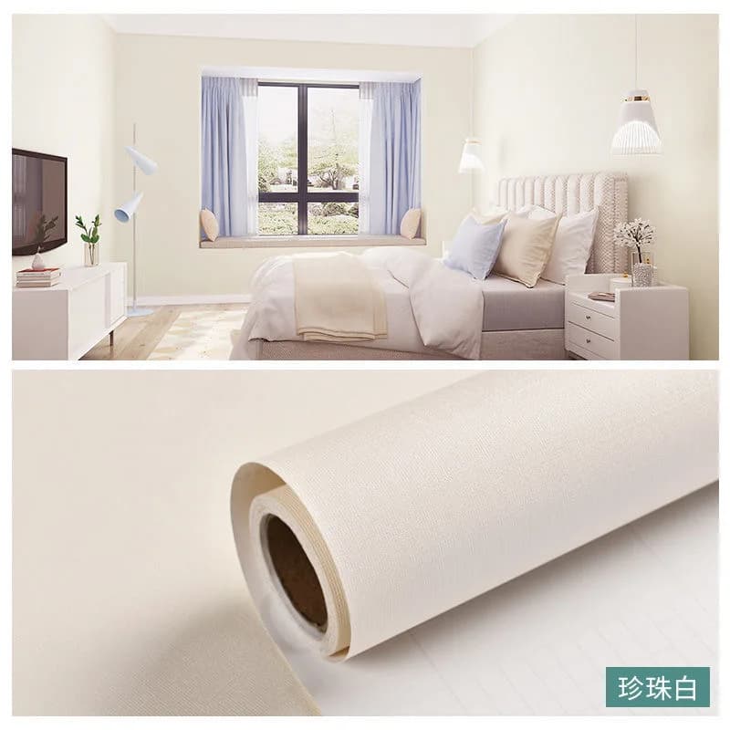 Carta da parati autoadesiva opaca impermeabile fai-da-te rimovibile in vinile tinta unita adesivo da parete decorazioni per la casa mobili per camera da letto carta di contatto