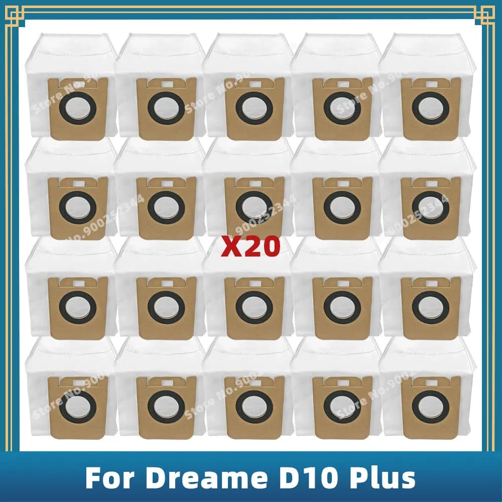 Compatibile con Dreame D10 Plus / D9 Plus Robot aspirapolvere pezzi di ricambio accessori sacchetto per la polvere