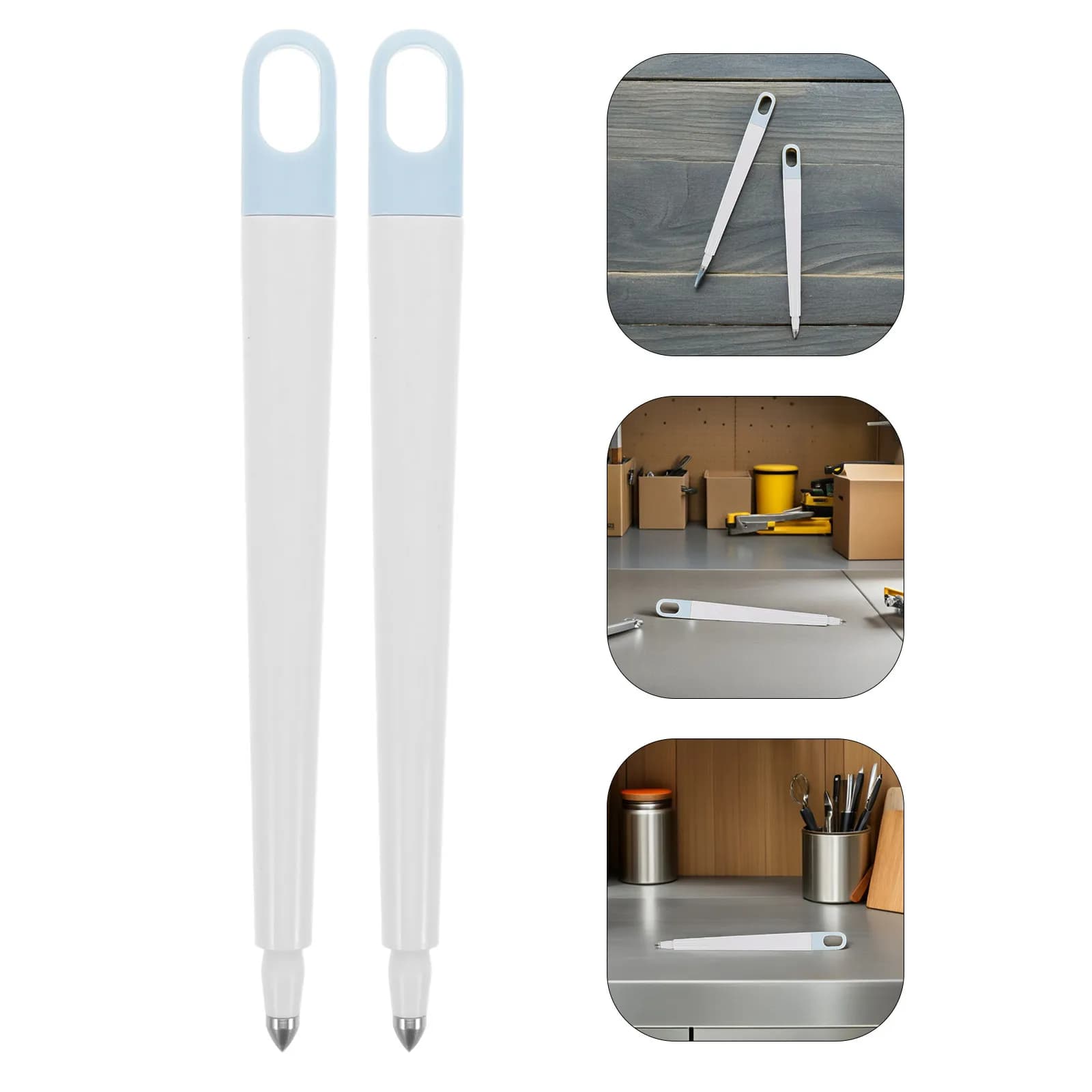 2Pcs Scoring Stylus Crafting Accessory Precision Marking Scribe Pen for DIY Paper Light Metal Crafts Vinyl Cutter Die