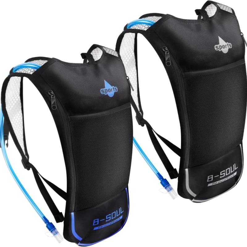 Hydration backpack with 2 liters hydration backpack Light and breathable water pockets 3 layers for hiking, running, cycling