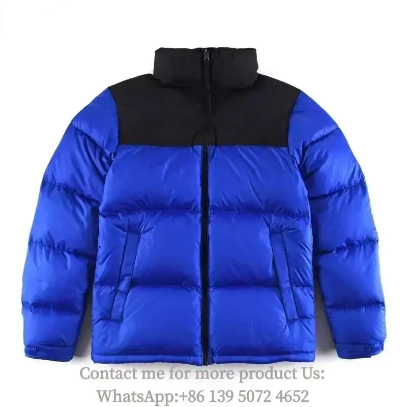 2026 American Winter Puffer Jackets For Men Women White Duck Down Coat Zip Up Collar Multicolor Street Stone Thick Parkas Plus Size
