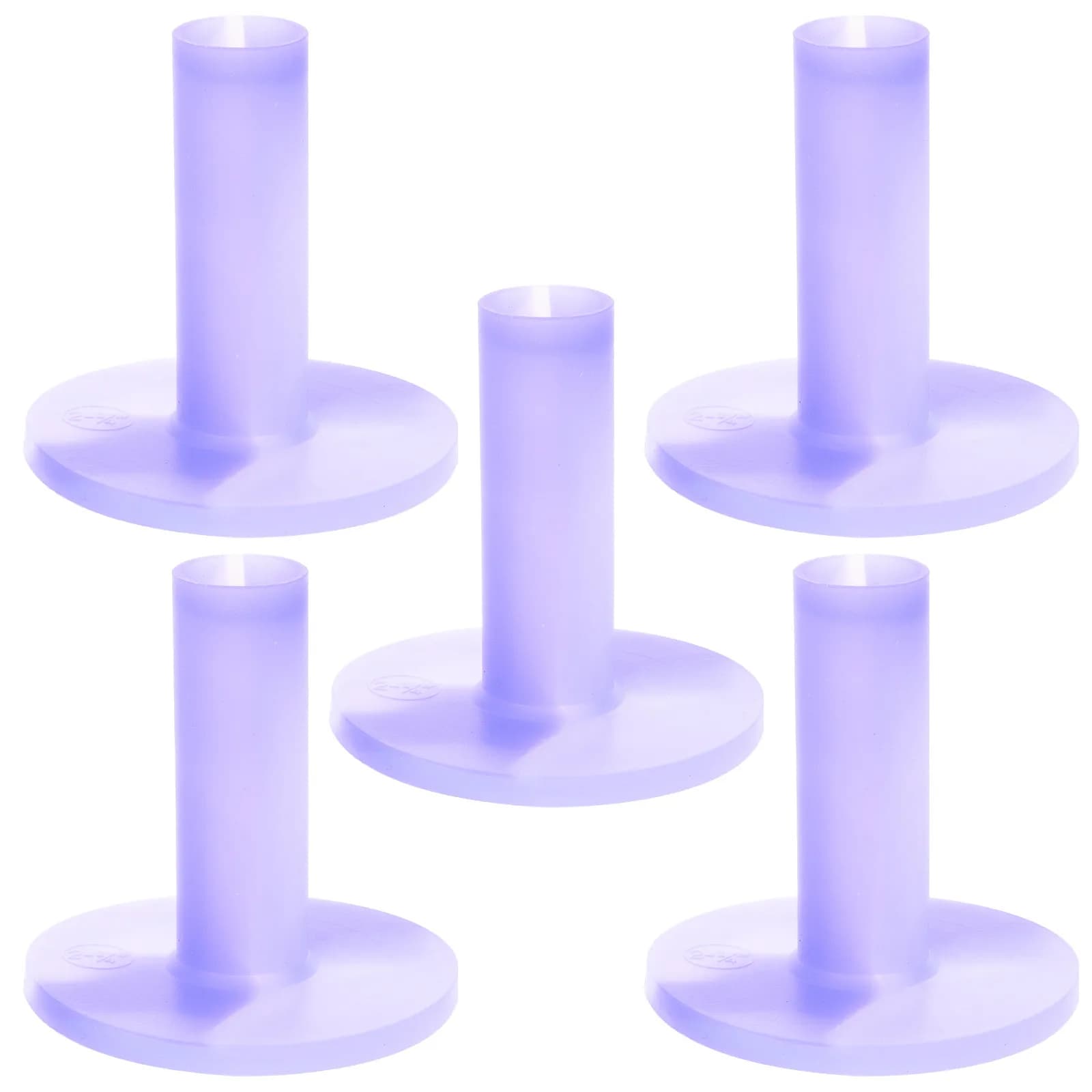 5 Pezzi Tee da Golf Flessibili in Gomma, Supporti per Palline da Golf per Tappetini da Pratica, per Campo Pratica Professionale, Posizionamento Stabile, Lancio Lungo