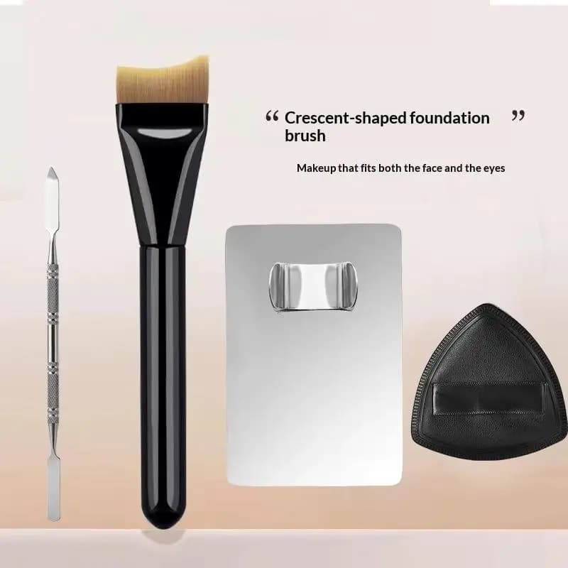 Makeup Foundation Brush Mixing Palette Stainless Steel Lipstick Eye Shadow Mixer Spatula Set Cosmetic