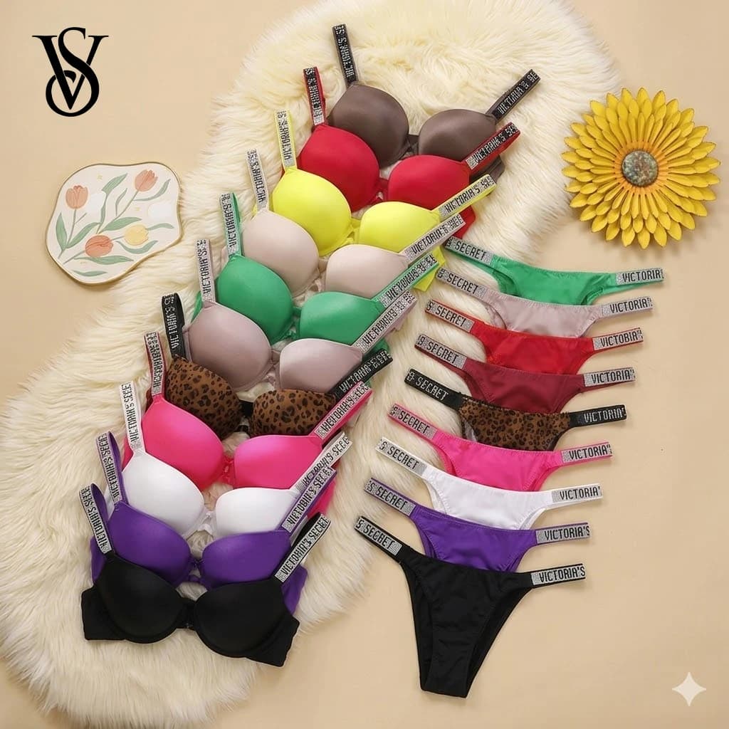 Set di Lingerie V Women in Pizzo Push-Up Senza Cuciture, Comodo e Traspirante, Set Intimo per Casa, Set Reggiseno e Mutandine