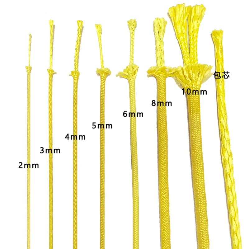 DORISEA 0.80mm-12mm Fibra di Aramide Treccia Kevlar Aquilone Linea di Pesca Cavo di Assistenza per Volare Campeggio Trekking Corda Multifunzionale