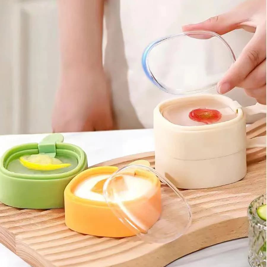 Stampo per ghiaccioli quadrato – Vassoio riutilizzabile per ghiaccioli con bastoncini per dolcetti ghiacciati fatti in casa, snack estivi, facile da usare e pulire