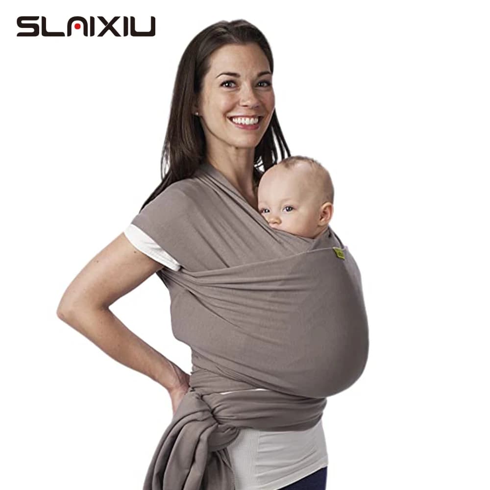 Marsupio avvolgente fascia elastica originale per neonati perfetta per neonati e bambini fino a 35 libbre
