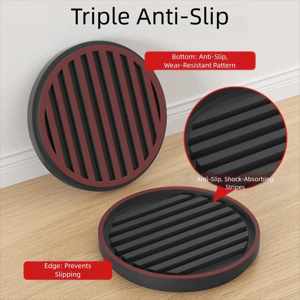 High Quality Heavy-Duty Furniture Foot Pad Square Non-slip Bed Lifter Round Adjustable Bed Lifts Risers Desk Sofa Chair Legs