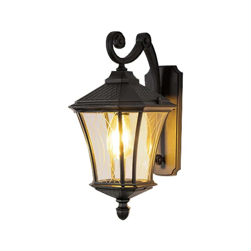 Lampada da villa da giardino impermeabile per esterni, lampada da terrazza per cortile in stile europeo, lampada da parete per balcone per porta esterna