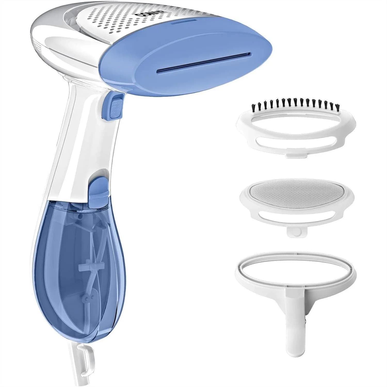 Vaporizzatore Portatile per Vestiti, ExtremeSteam 1200W con Doppio Riscaldamento, Bianco/Blu