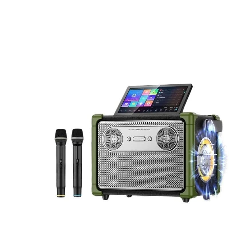 E5 altoparlante da ballo quadrato audio per karaoke da esterno di fascia alta con schermo di visualizzazione famiglia KTV karaoke macchina all-in-one