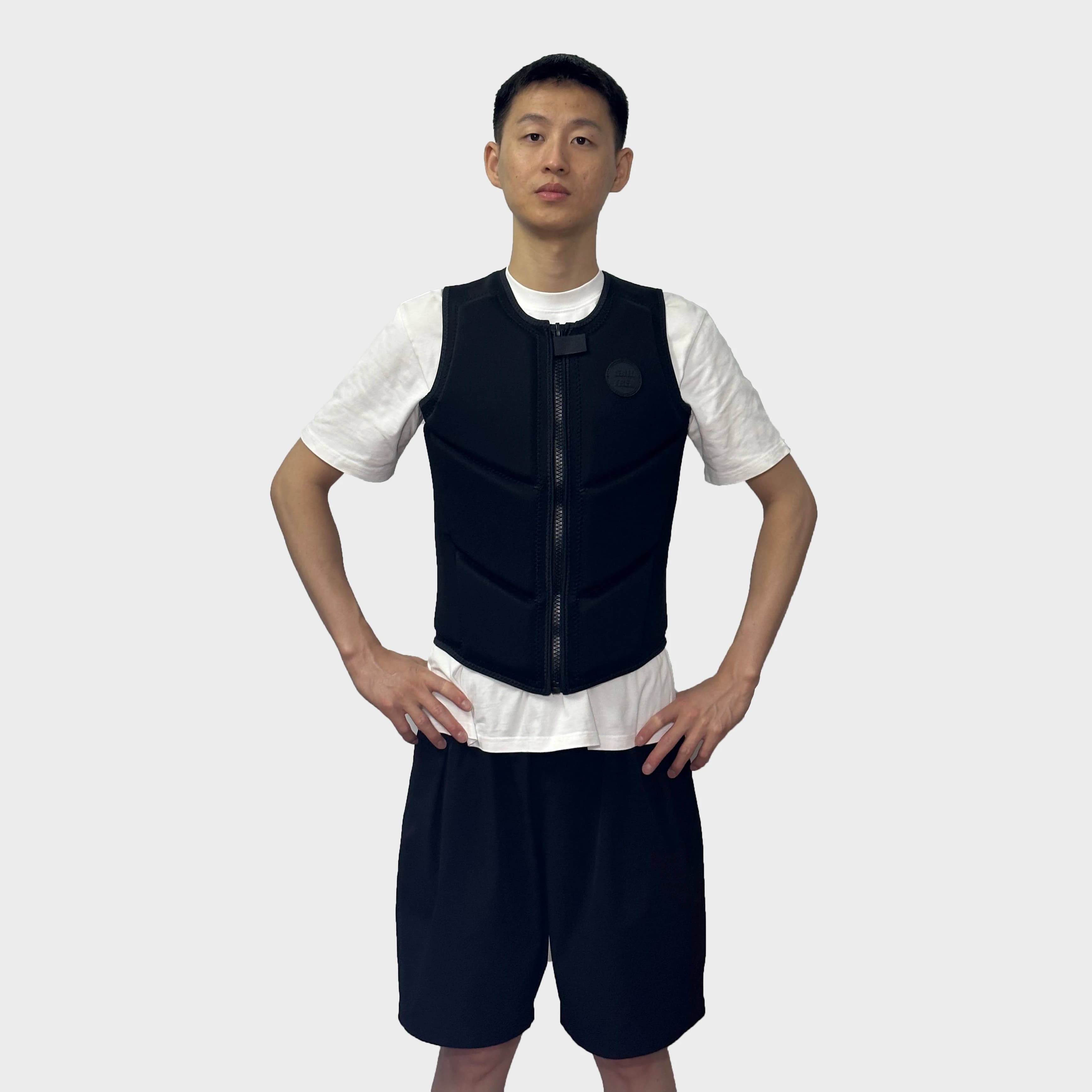 Giubbotto di salvataggio in neoprene per uomini e donne Nuoto Surf Pesca Vela Canottaggio e kayak Sci Caldo gilet di galleggiamento di sicurezza per adulti