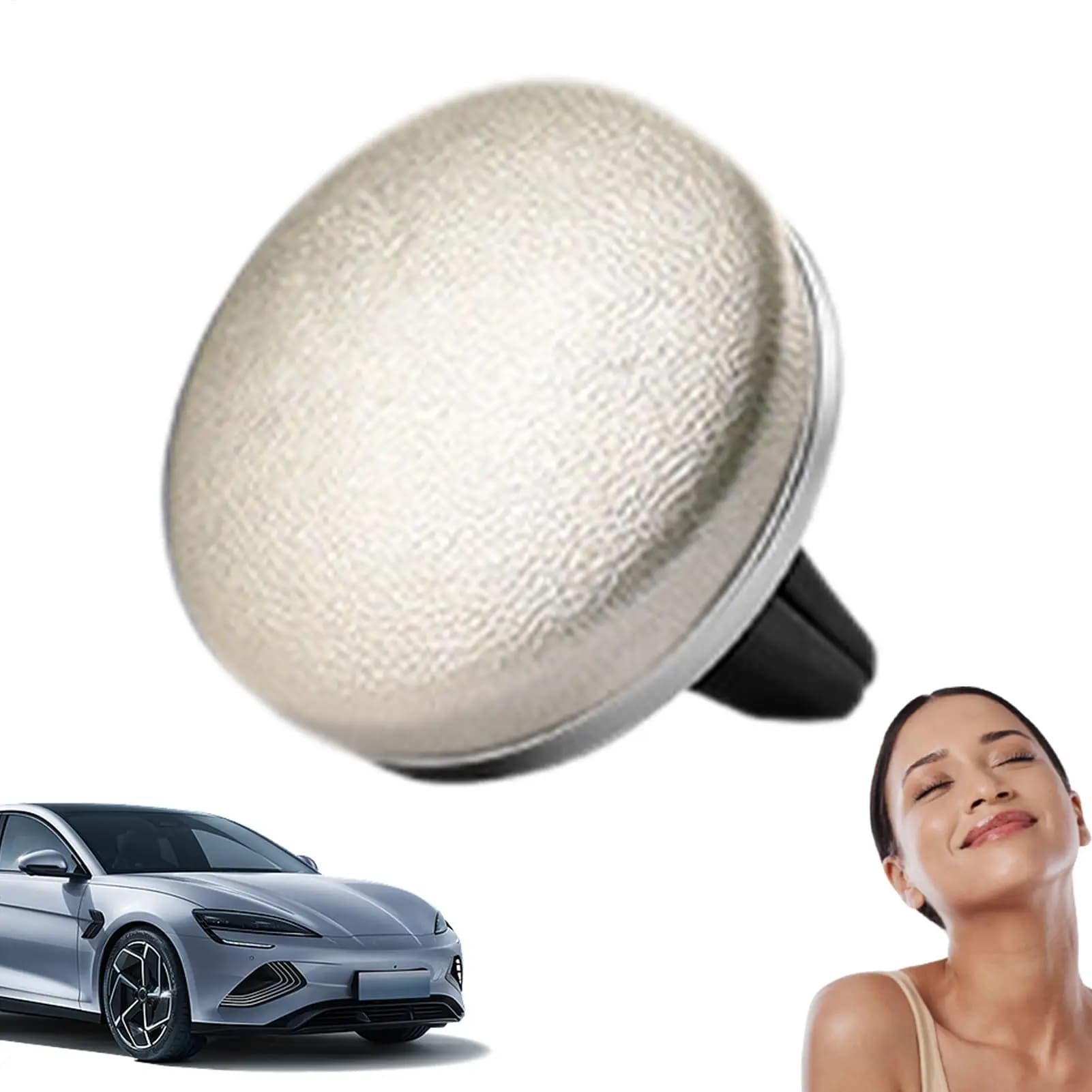 Deodorants for Cars with Clips for Bags, Lambskin Fragrance Diffuser, Car Deodorant Set with 3 Women's Perfume Reels