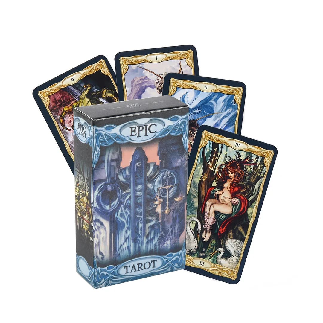 Epic tarot cards A 78 divinazione Deck versioni inglesi Edition Oracle Board Playing Table Game For Party