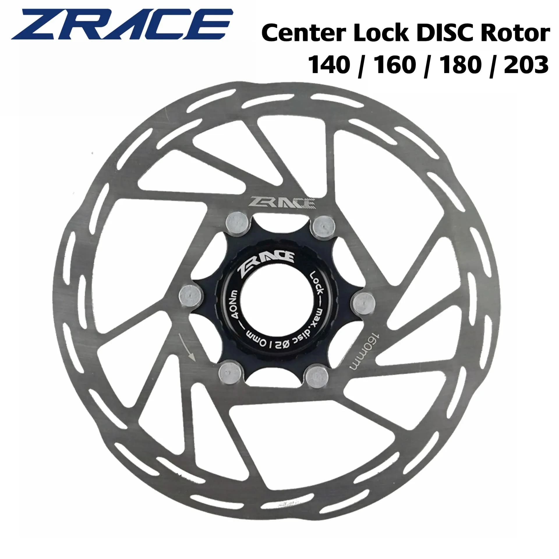 IIIPRO brake disc rotor with central block in strong box floating heat dissipation 140mm 160mm 180mm, for MTB/road