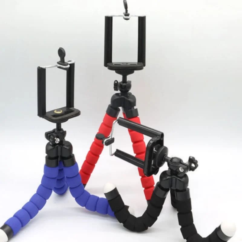 Treppiede RP01-D per telefono, supporto per fotocamera mobile, clip per smartphone, monopiede, treppiede a forma di polpo, mini treppiede, stativo per telefono