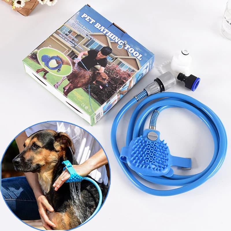 Guanti da doccia in Silicone per doccia con massaggio per animali domestici per cani e gatti soffioni da doccia all'aperto
