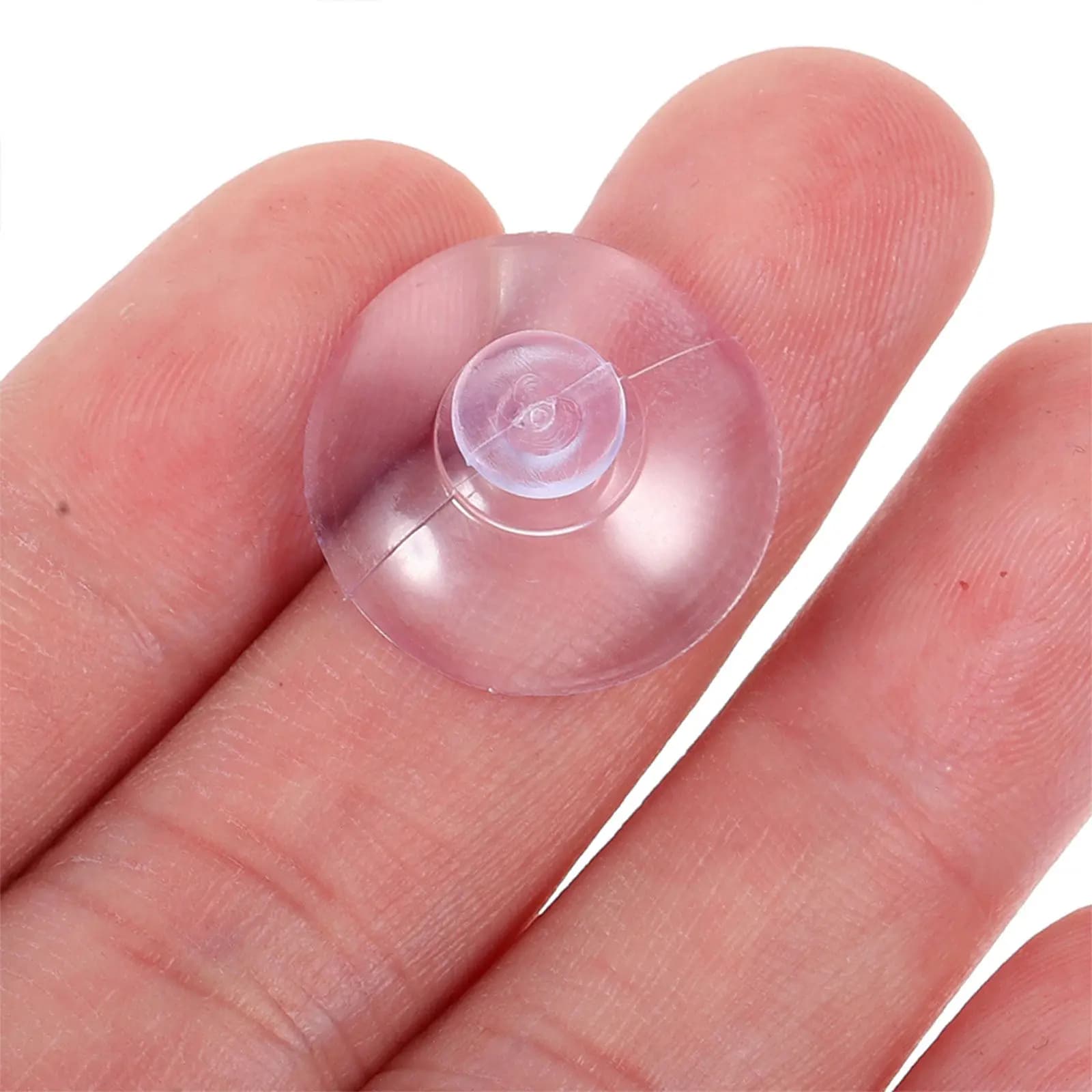 300 Pezzi Ganci a Ventosa per Finestre, Trasparenti in Plastica, Mini Ventose Antiscivolo Riutilizzabili Adesive per Decorazioni
