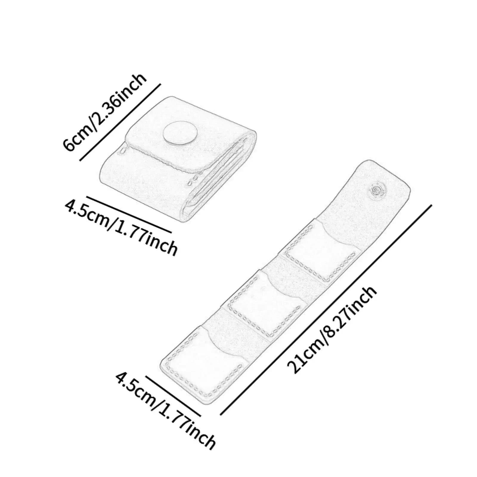 Custodia Porta Plettri per Chitarra, Organizzatore Sicuro con Chiusura a Scatto, Borsa in Pelle PU per Chitarristi, per Chitarra Acustica ed Elettrica