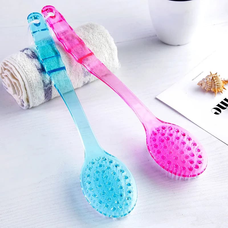Spazzola per la pulizia della doccia del bagno del corpo posteriore spazzola per il bagno manico lungo Scrub esfoliante massaggiatore per la pelle spazzola per il bagno esfoliante