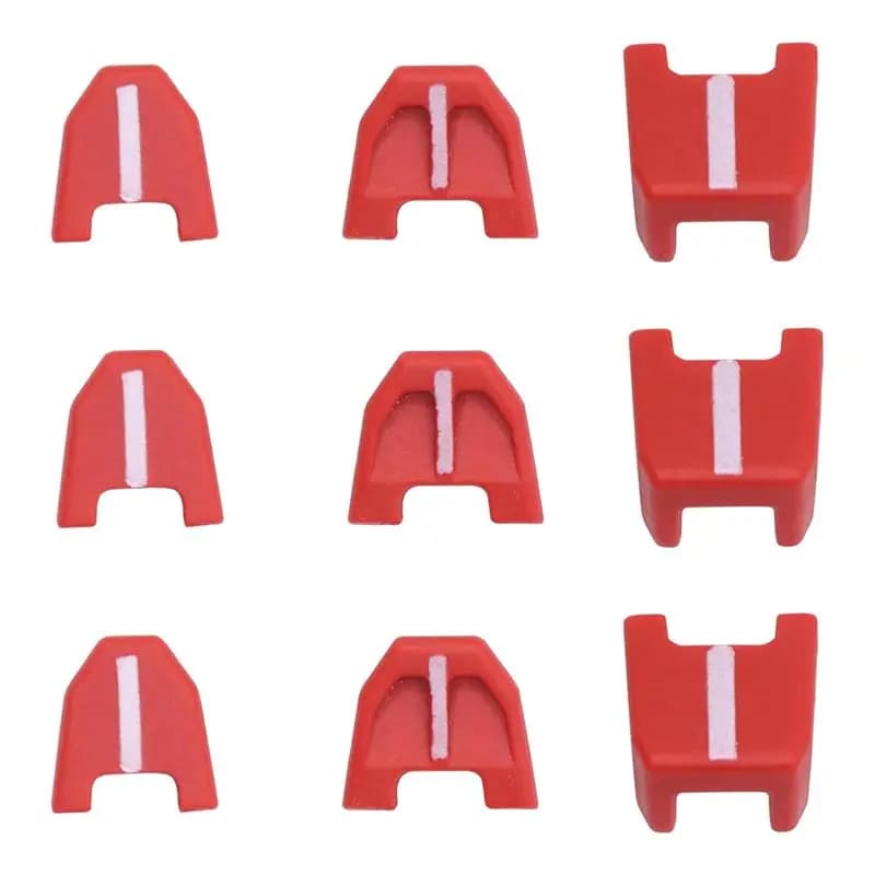 AWAH Set di Punte Anti-Scivolo di Ricambio per Chiodatrici e Graffatrici M18 2746-20 (42-38-0017) - Kit di Cuscinetti Anti-Scivolo (9 Pezzi) Incluso