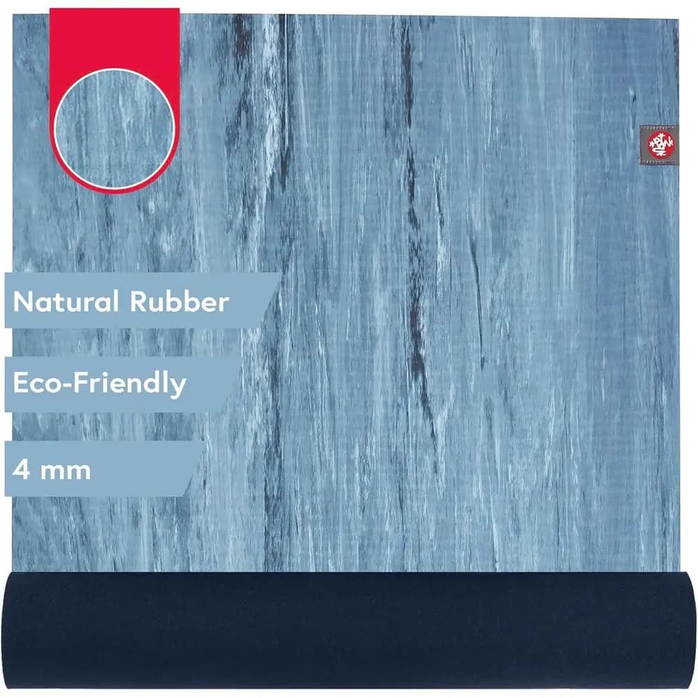 Tappetino Yoga in Gomma Naturale Ecologica da 4mm - Superficie Morbida e Texturizzata per il Massimo Comfort