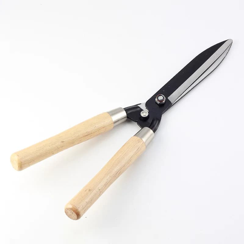 Heavy Duty Flower Baskets Large Shelf Scissors Wood Handle Gardening Shelf for Professional Landscape