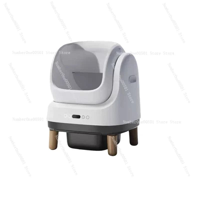 Lettiera Automatica di 4a Generazione con Apertura Superiore, Autopulente, Anti-Strappo, Toilette Intelligente per Gatti -095