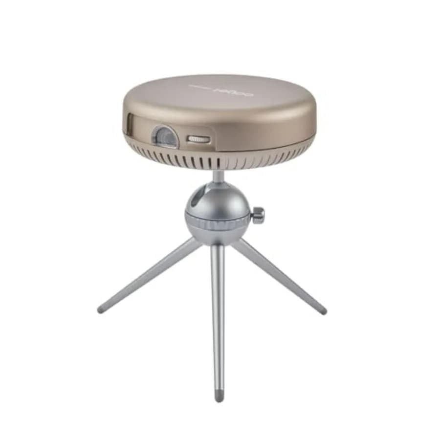 Proiettore Mini Smart iSpace2 1080P Portatile con WiFi e Bluetooth, Altoparlante Bluetooth a 360°, Treppiede Incluso, Android 9.0