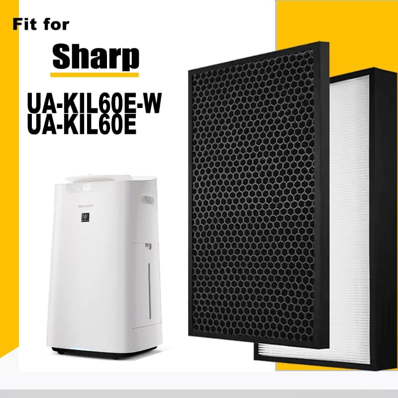 UZ-HD6HF UZ-HG6DF UZ-KIL8MF purificatore d'aria filtro a carbone attivo deodorante Hepa per Sharp UA-KIL60E-W UA-KIL60E