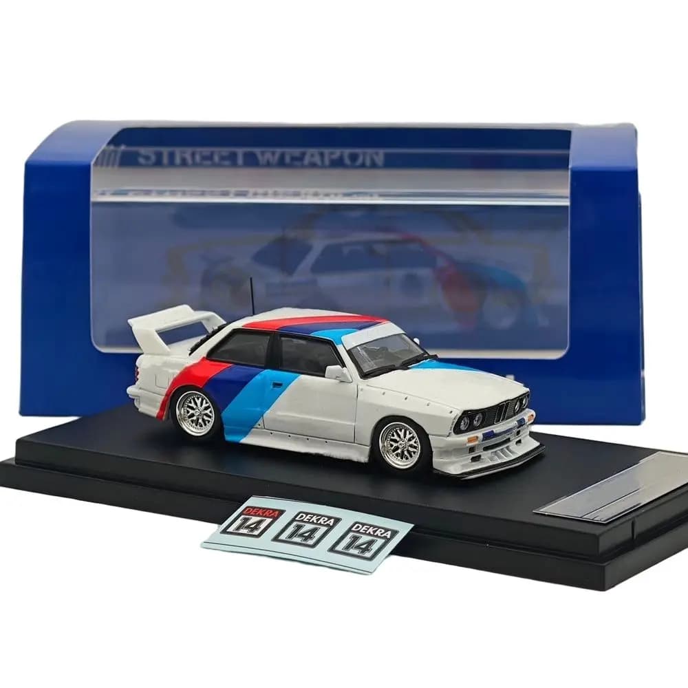SW 1/64 for E30 M3 LTO Racing Modified Coupe Sport Model Diecast Models Car Limited Collection Gift