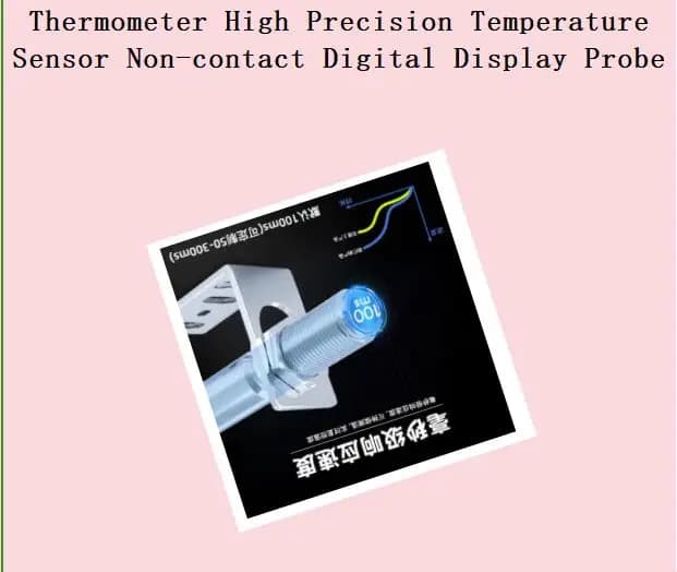 Thermometer High Precision Temperature Sensor Non-contact Digital Display Probe