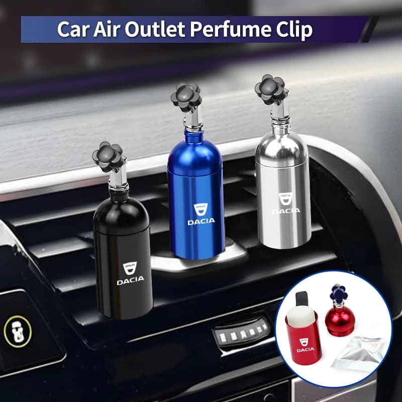 Car Stickers Vent Perfume Stick Air Freshener Aromatherapy Clip For Dacia Duster Logan Sandero Lodgy Dokker Sandero Stepway